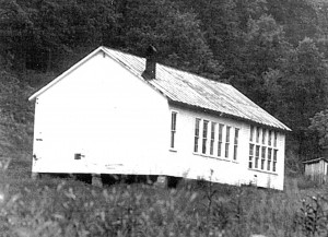 This School was used from the fall of 1920 until the spring of 1958.  This image was taken several years after the school was no longer in use.