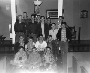 Rush Area Boy Scout Troop #155 circa 1953